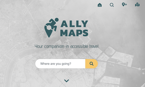 allymaps.com on desktop